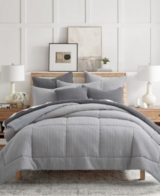 Mills Waffle Textured 2-Pc. Comforter Set, Twin/Twin XL