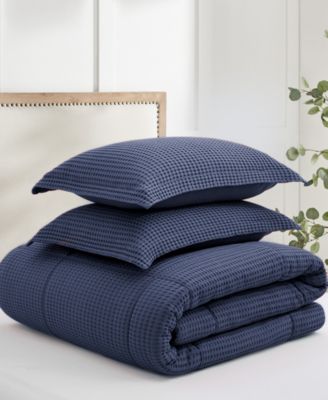 Mills Waffle Textured 2-Pc. Comforter Set, Twin/Twin XL