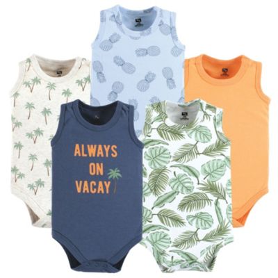 Baby Boys Hudson Cotton Tank-Style Bodysuits