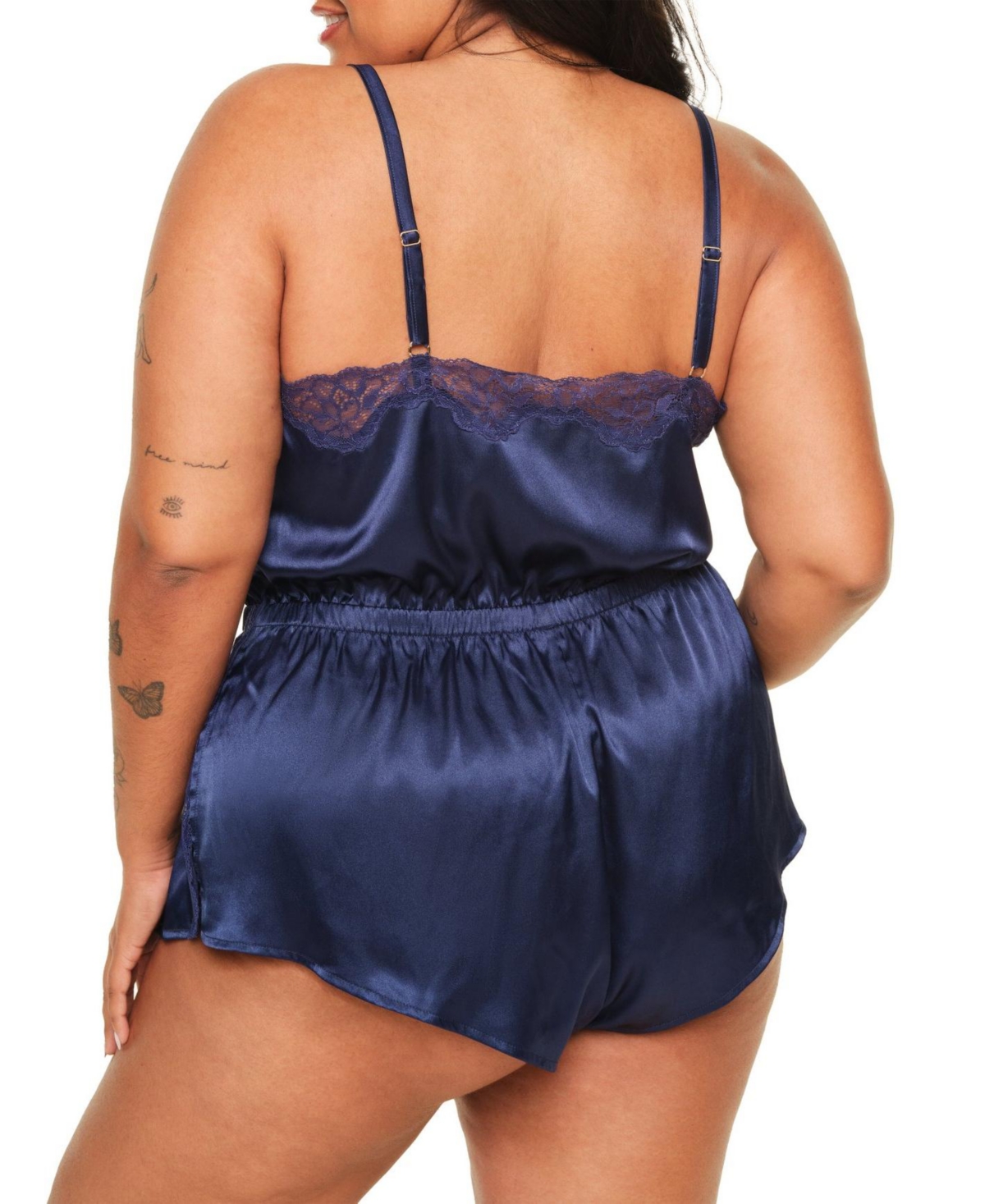 Adore Me Plus Size Cilla Romper Lingerie