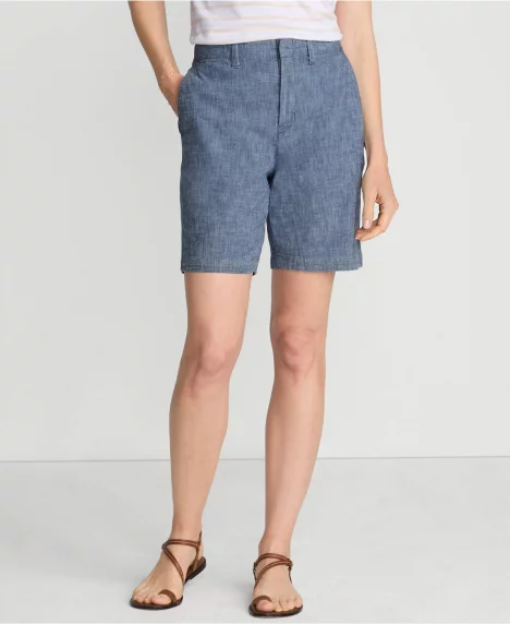 Petite Classic 7" Shorts - Evening sky chambray