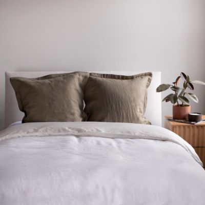 French Linen and Cotton Duvet & Sham Set - Full/Queen