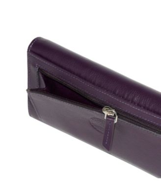 Ladies Leather Expander Clutch Wallet