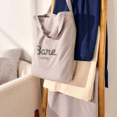 90" x 90"Bare Home Cotton Flannel Full/Queen Duvet Cover Set