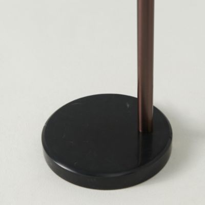 Trilage 84" LED Contemporary Arc Floor Lamp with Marble Base, Bulbs Included