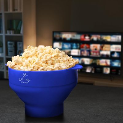 Microwave Popcorn Popper - BPA Free Silicone Popcorn Popper Microwave Popcorn Bowl