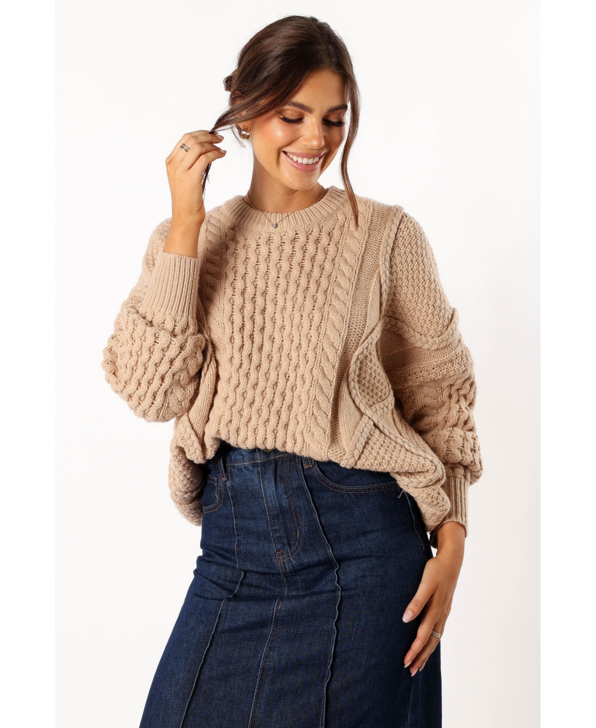 Women's Bentley Knit Sweater - Oatmeal