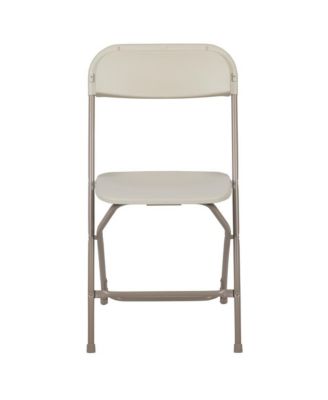 Set Of 10  650 Llb Weight Capacity  Plastic Stackable Folding Plastic Chairs