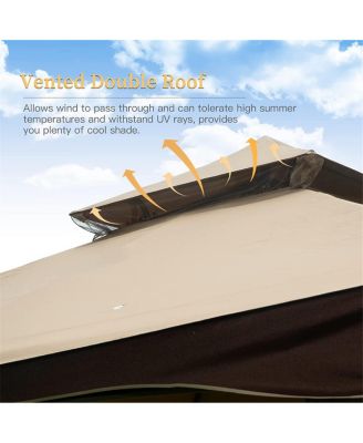 Streamdale 10'x13' Outdoor Gazebo with Mosquito Netting