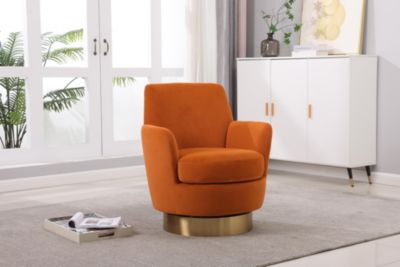 Velvet Swivel Accent Chair
