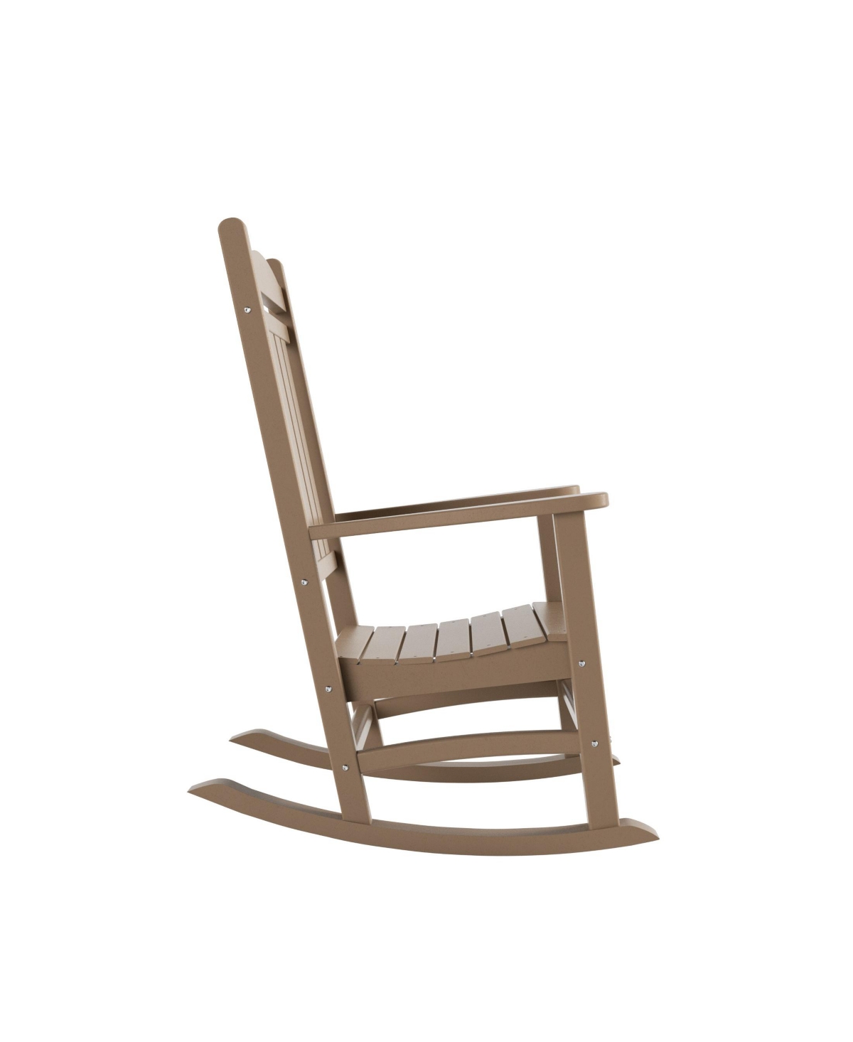 WestinTrends 3 Piece Outdoor Porch Rocking Chairs with Round Side Table Set