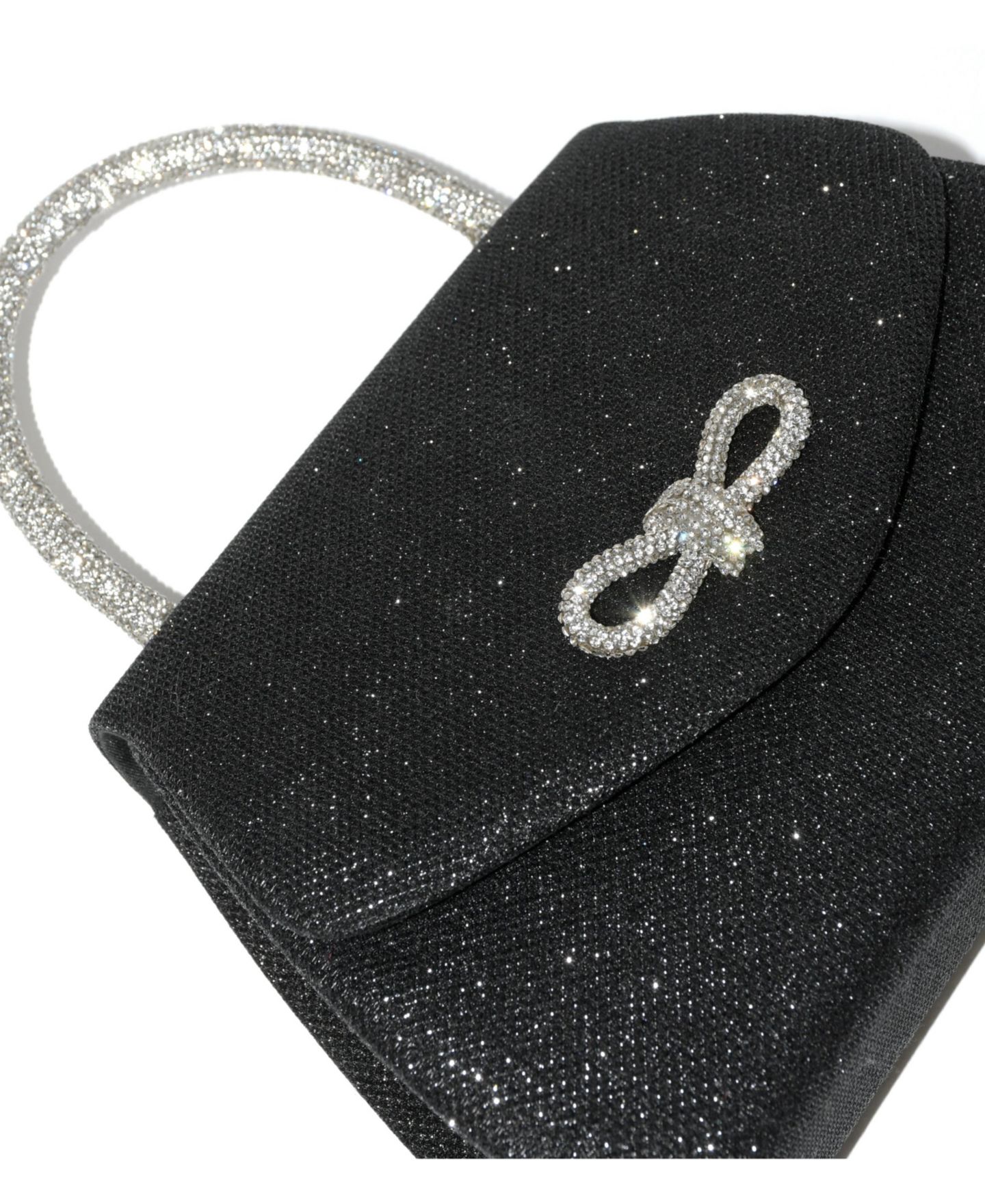 Женская сумка Club Rochelier Ladies' Evening with Glitter Handle and Bow, цвет: Чёрный — фото 4