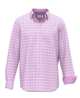Men's Windowpane Dress Shirt