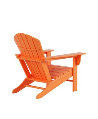All-Weather Contoured Outdoor Poly Adirondack Chair (Set of 2)
