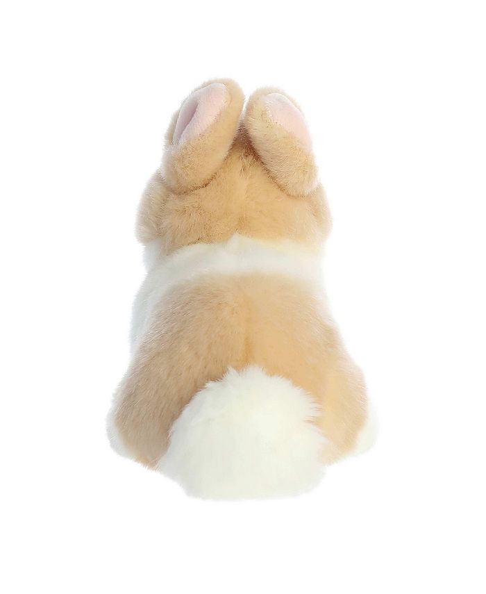Aurora Small Baby Bunny Miyoni Tots Adorable Plush Toy Ginger and White ...