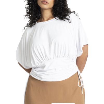 Women's Plus Size Kimono Sleeve Tee