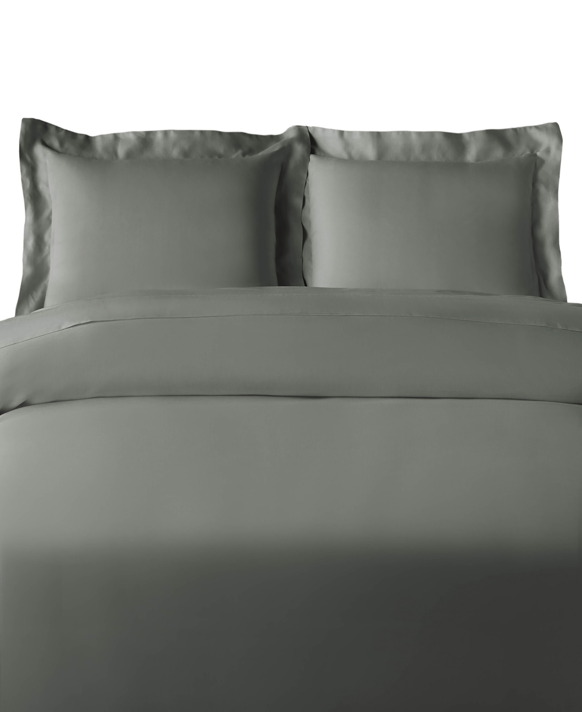Superior Rayon From Bamboo 300 Thread Count Solid Duvet Cover Set,