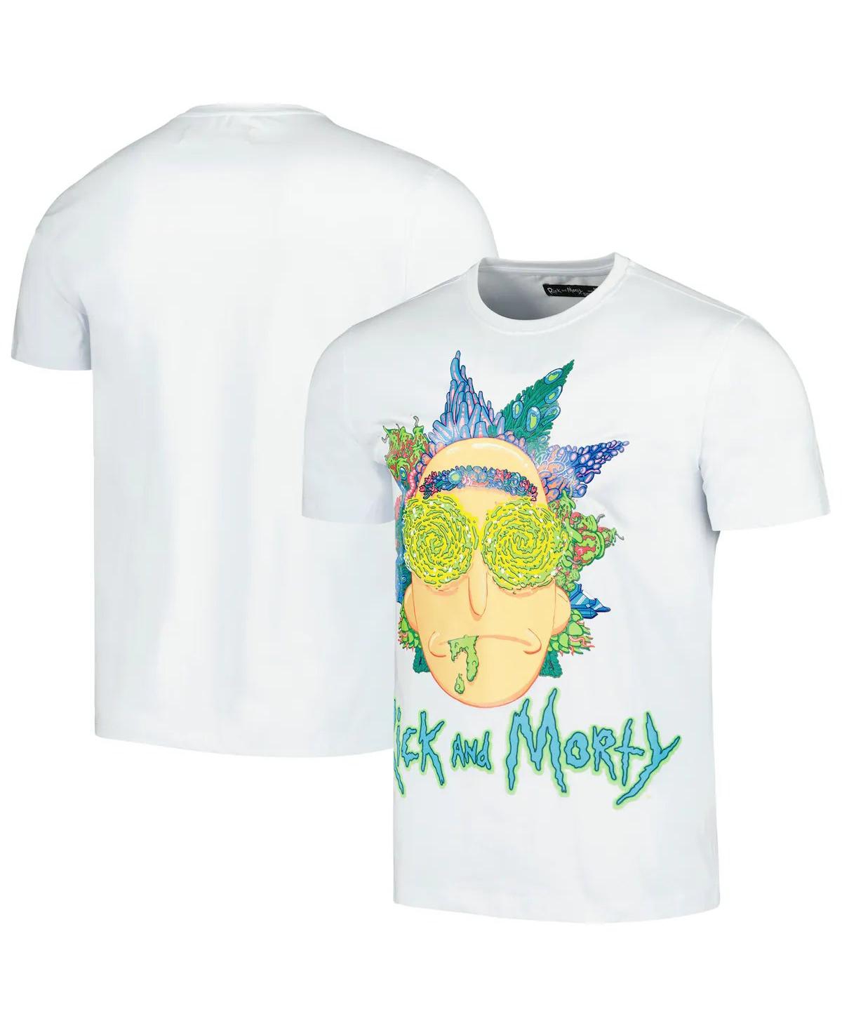Men's White Rick And Morty Graphic T-Shirt - White