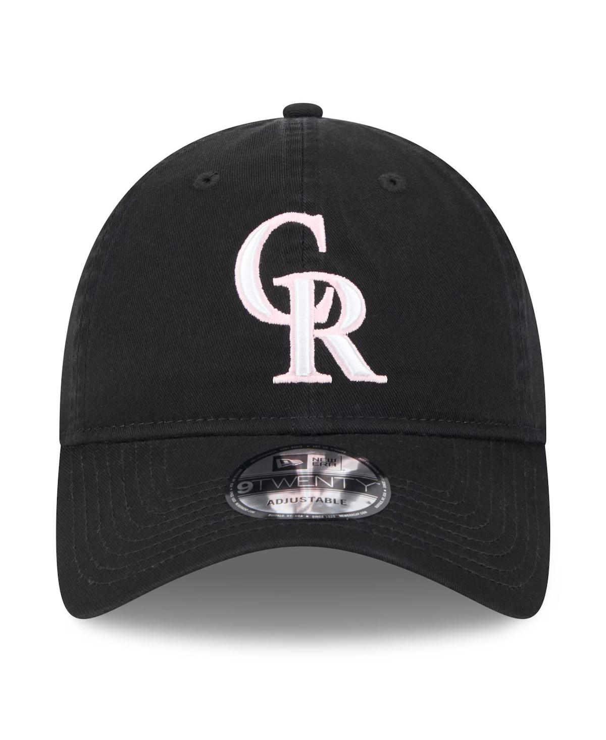 New Era Men'sColorado Rockies 2024 Mother's Day 9TWENTY Adjustable Hat - Black