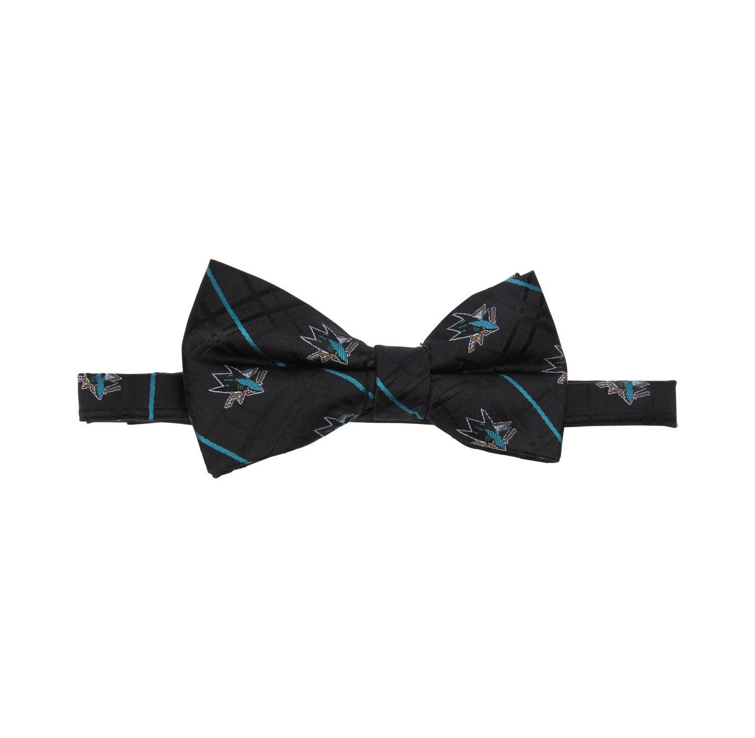 Men's Black San Jose Sharks Oxford Bow Tie