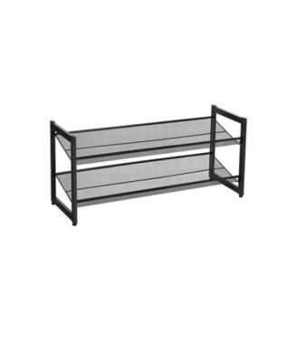 Slickblue Flat or Angled Shoe Rack Organizer for 8 to 10 Pairs of Shoes ...