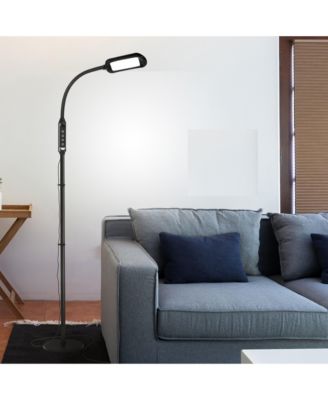 Litespan 56" LED 2-in-1 Gooseneck Adjustable Floor or Desk Lamp