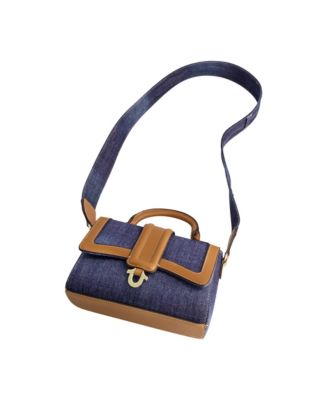 Mini Denim Satchel