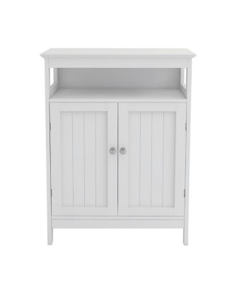 Streamdale Bathroom Standing Storage With Double Shutter Doors Cabinet