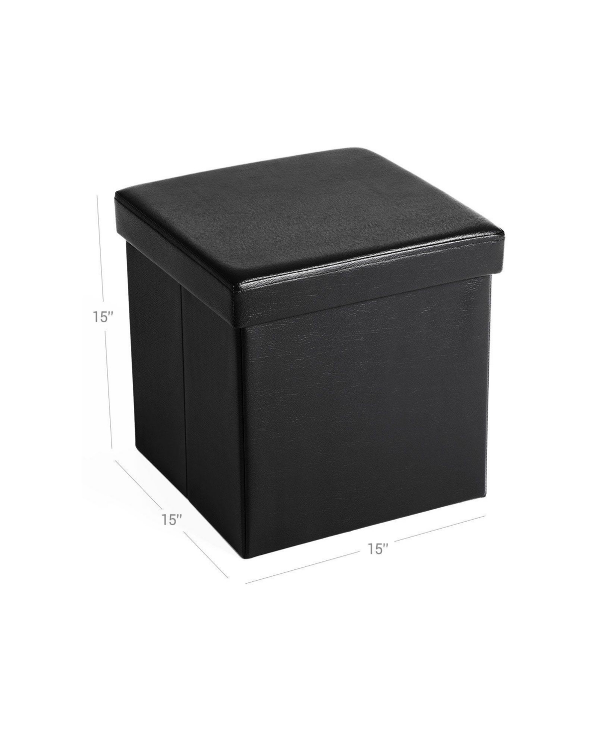 Slickblue Folding Storage Ottoman Cube