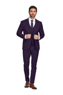 Men's Skinny Fit 3-Piece Suit