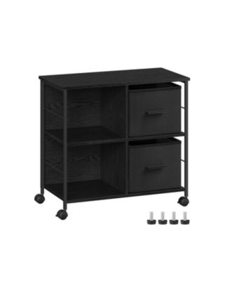 Slickblue File Cabinet With 2 Fabric Drawers - Macy's