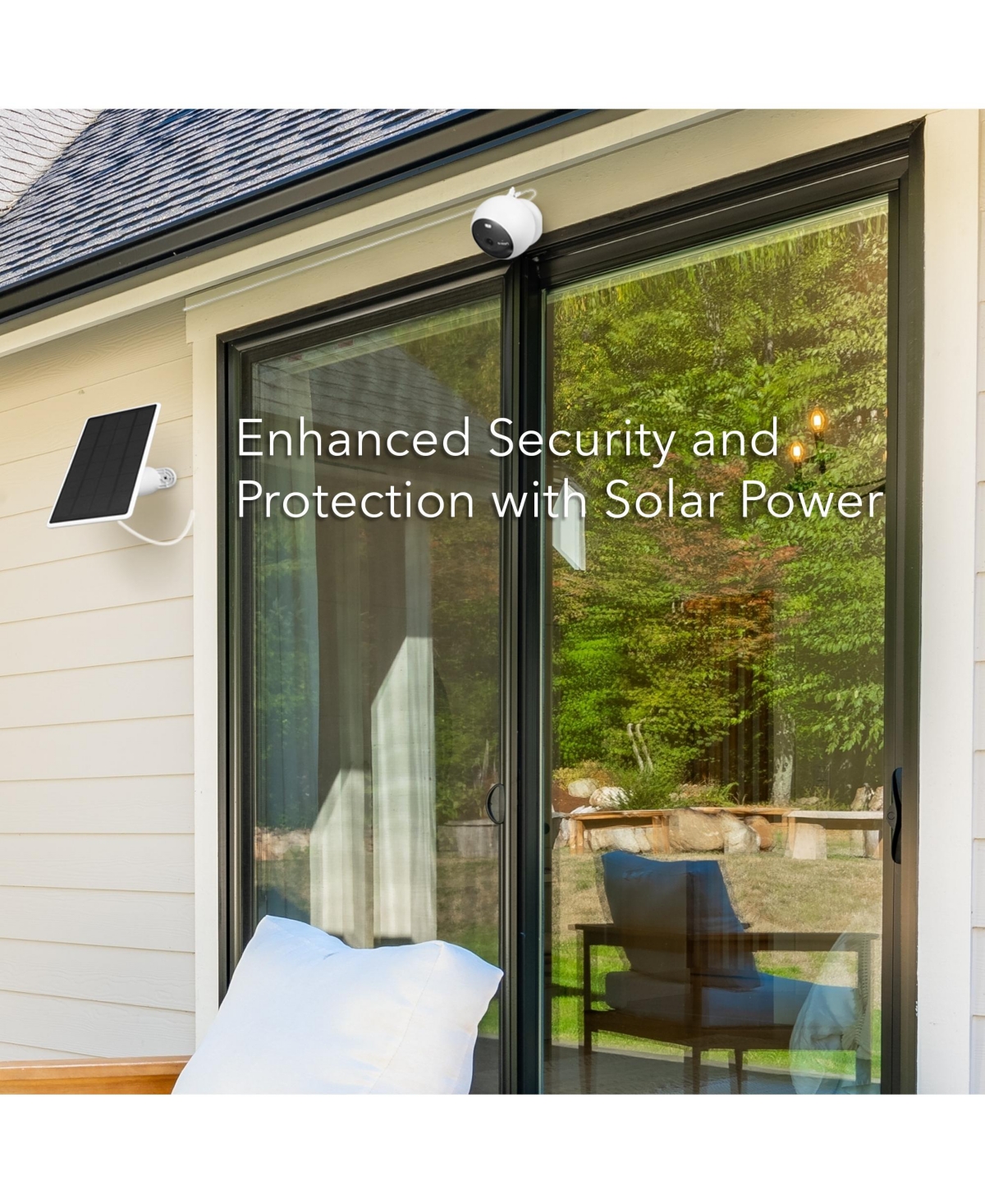 Wasserstein Solar Panel for Noorio Outdoor Security Cameras - 2W Solar Power - Compatible with Noorio B200, B210 Security Cameras (Camera Not Included