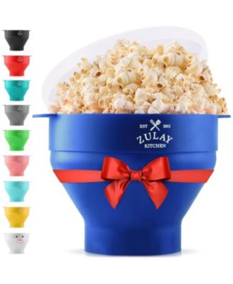 Microwave Popcorn Popper - BPA Free Silicone Popcorn Popper Microwave Popcorn Bowl