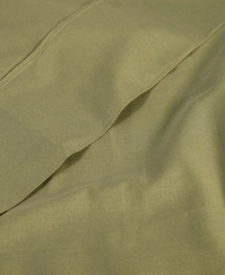 300-TC Crisp Cotton Percale Deep Pocket Sheet Set, Queen