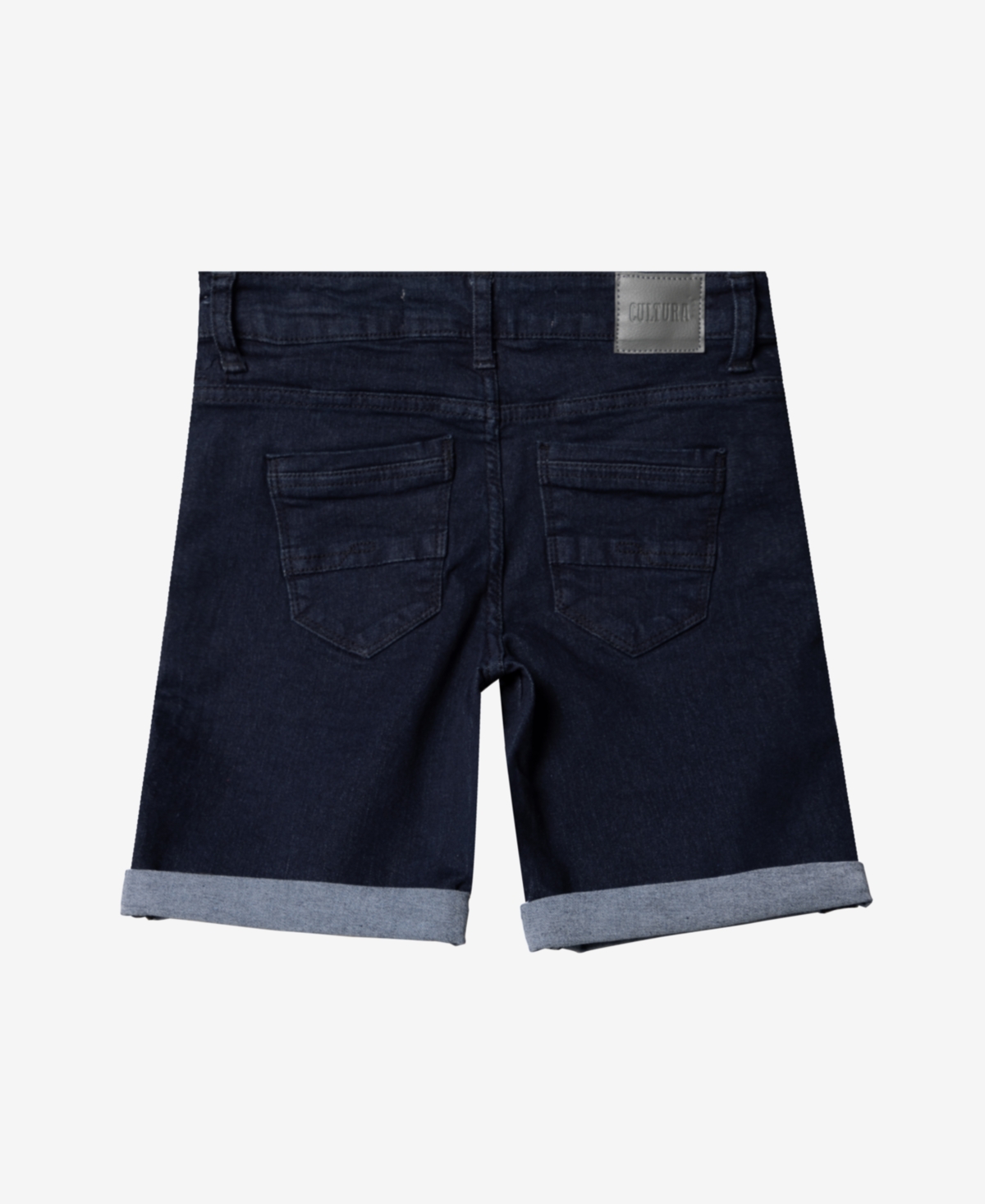 Cultura Little Boys Roll-Up Denim Shorts 2-Pack -light blue