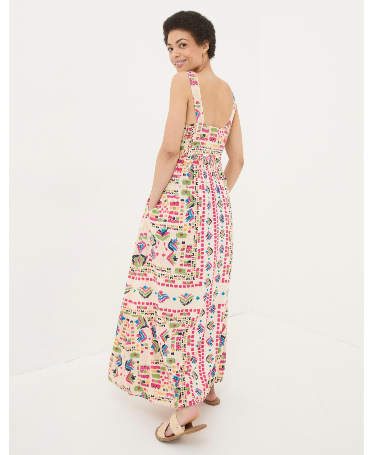 FatFace Women's Carmen Trail Marks Maxi Dress