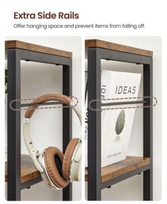 6-tier Bookshelf with X-Bar, Anti-Tip Kit