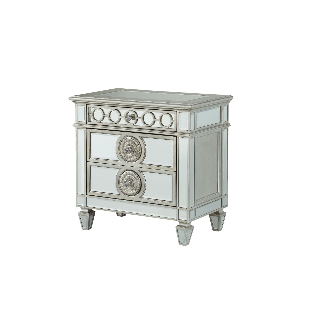 Streamdale Furniture Varian Nightstand In Mirrored