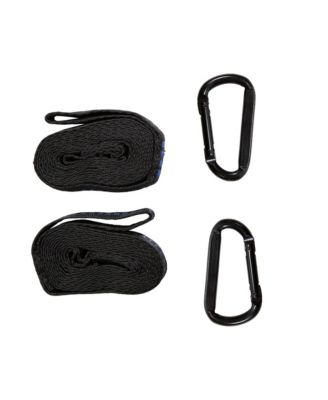 Double Nylon Hammock - Navy/Light Blue