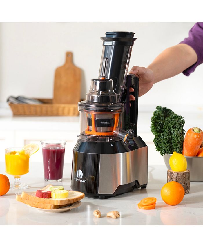 Ventray Big Feeding Mouth,Large Chute,Masticating Juicer,Juice