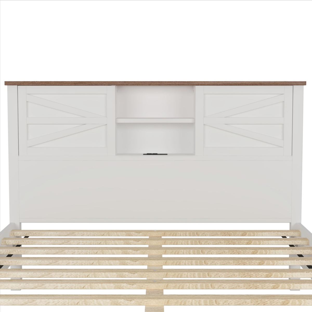 Streamdale Furniture Full Size Farmhouse Bedroom Set with Storage
