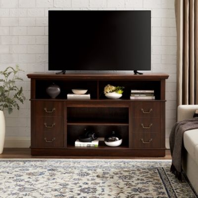 Streamdale Farmhouse Rustic TV Stand for Up to 65" TV