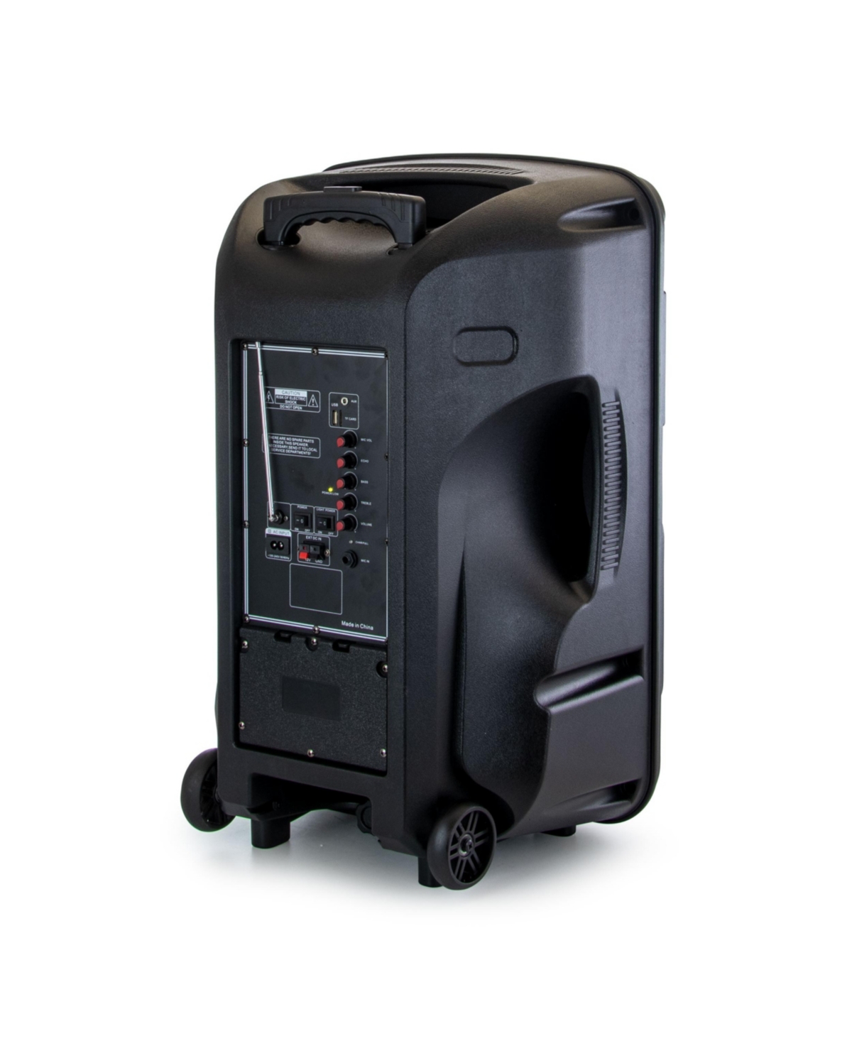 beFree Sound 15 Inch Rechargeable Bluetooth Portable Party Pa Speaker System With Sd/Fm/Usb Inputs