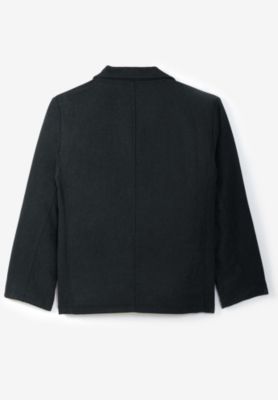 Liberty Blues Мужское двубортное шерстяное пальто Liberty Blues от KingSize Big - Tall