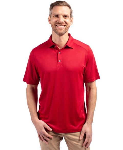 Мужское поло Cutter & Buck Forge Eco Stretch Recycled Polo Shirt, цвет: Красный