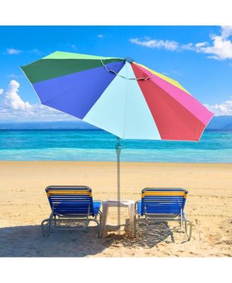 10ft UV50+ Universal Replacement Umbrella Canopy Outdoor Beach Parasol Top Cover