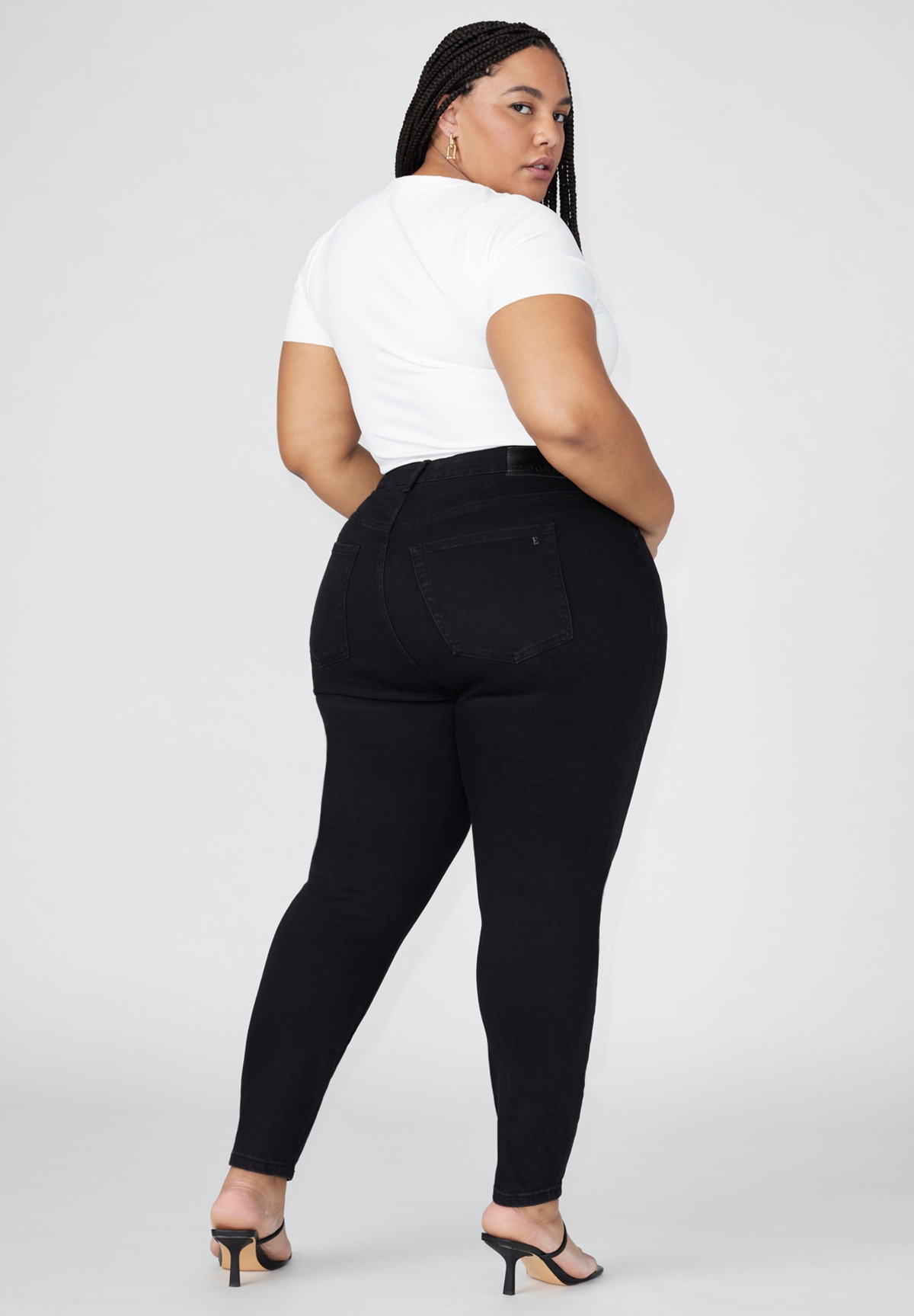 Eloquii Plus Size The Morgan Super Stretch Skinny Leg Jean