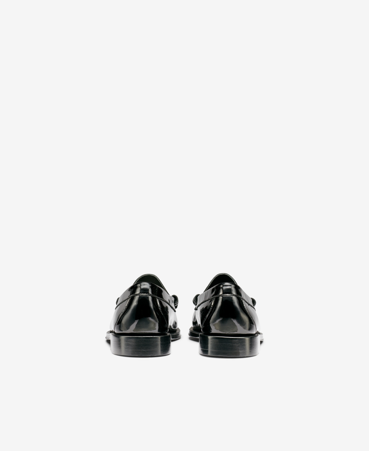 Gh Bass G.h.bass Men's Larson Monogram Heritage Weejuns Loafers In Black Patent