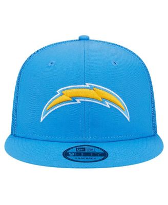 Men's Powder Blue Los Angeles Chargers Main Trucker 9FIFTY Snapback Hat
