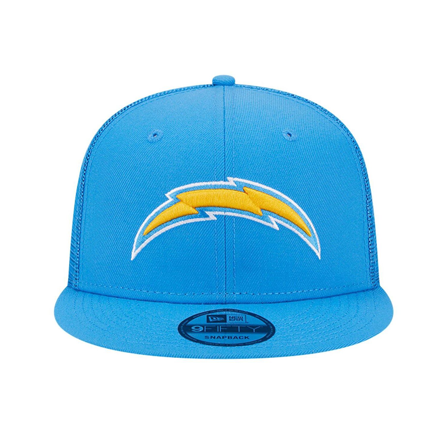 Men's Powder Blue Los Angeles Chargers Main Trucker 9FIFTY Snapback Hat